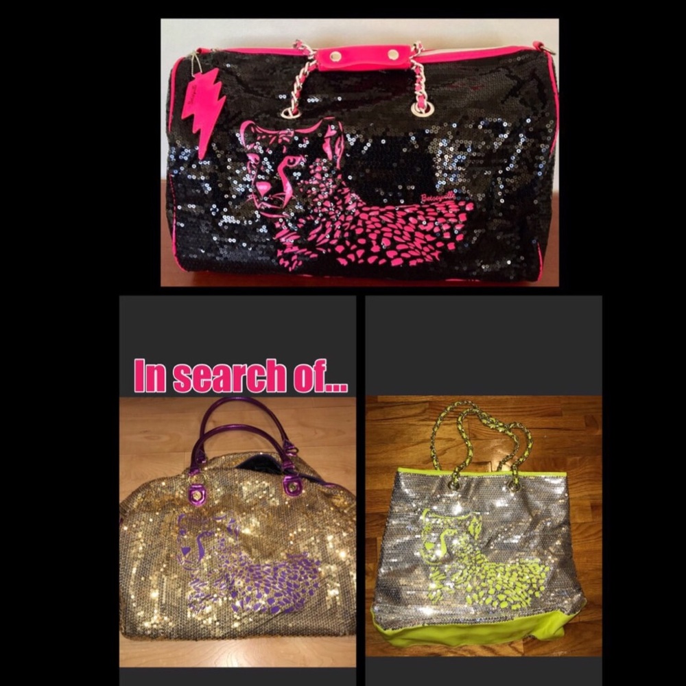 Betseyville Sequin Duffle/Weekender/Overnight Bag
